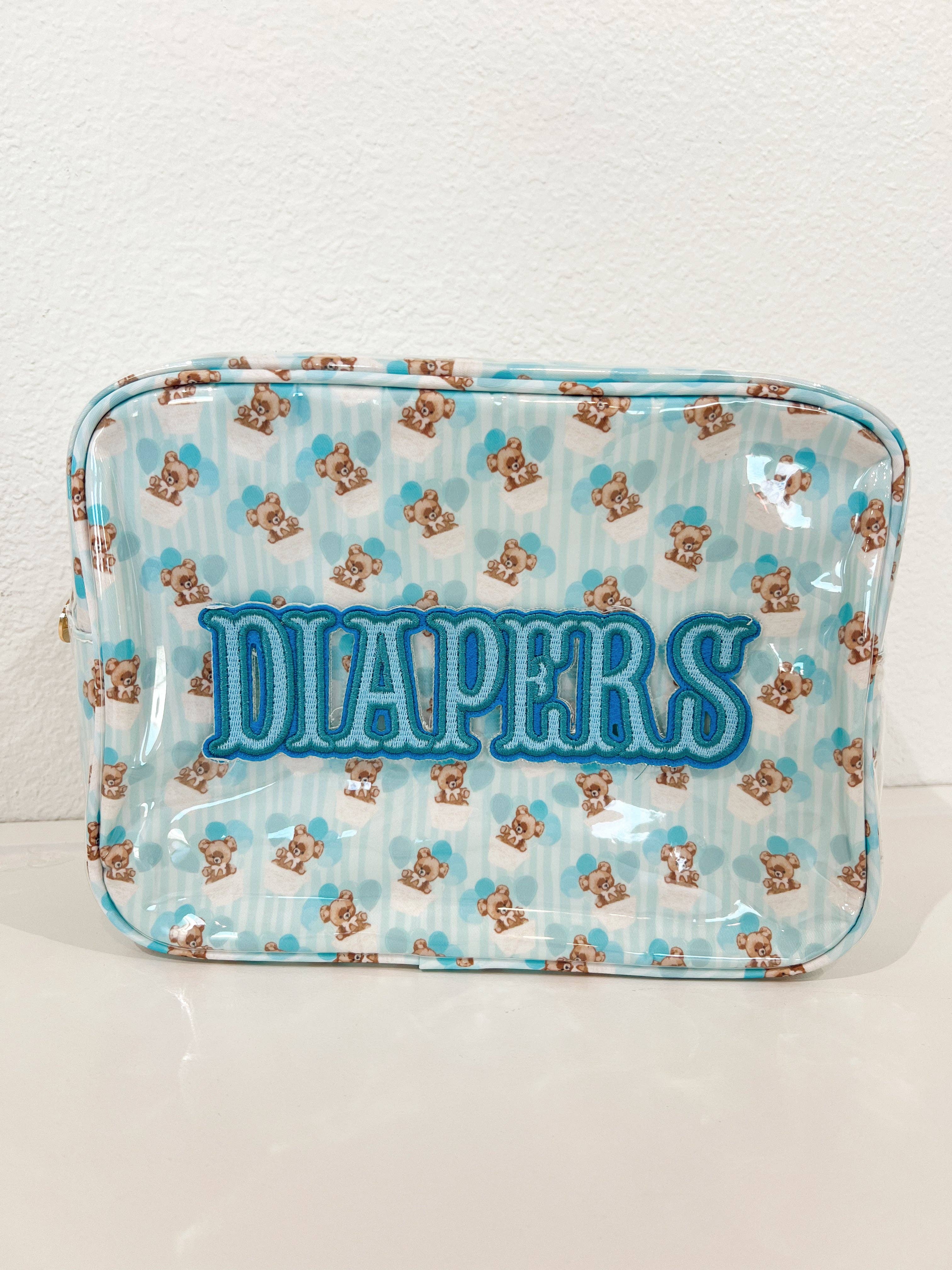KENZKUSTOMZ - Wholesale Diaper Caddy - Baby - Diapers XL - Clear Coat Bag8