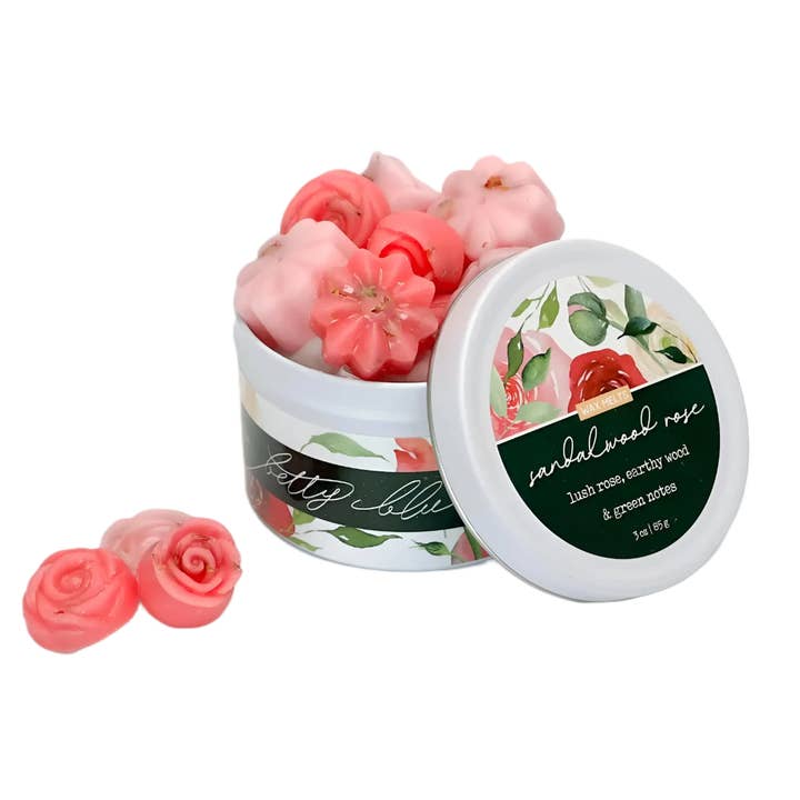 Sandalwood Rose Wax Melts for wholesale by Betty Blu