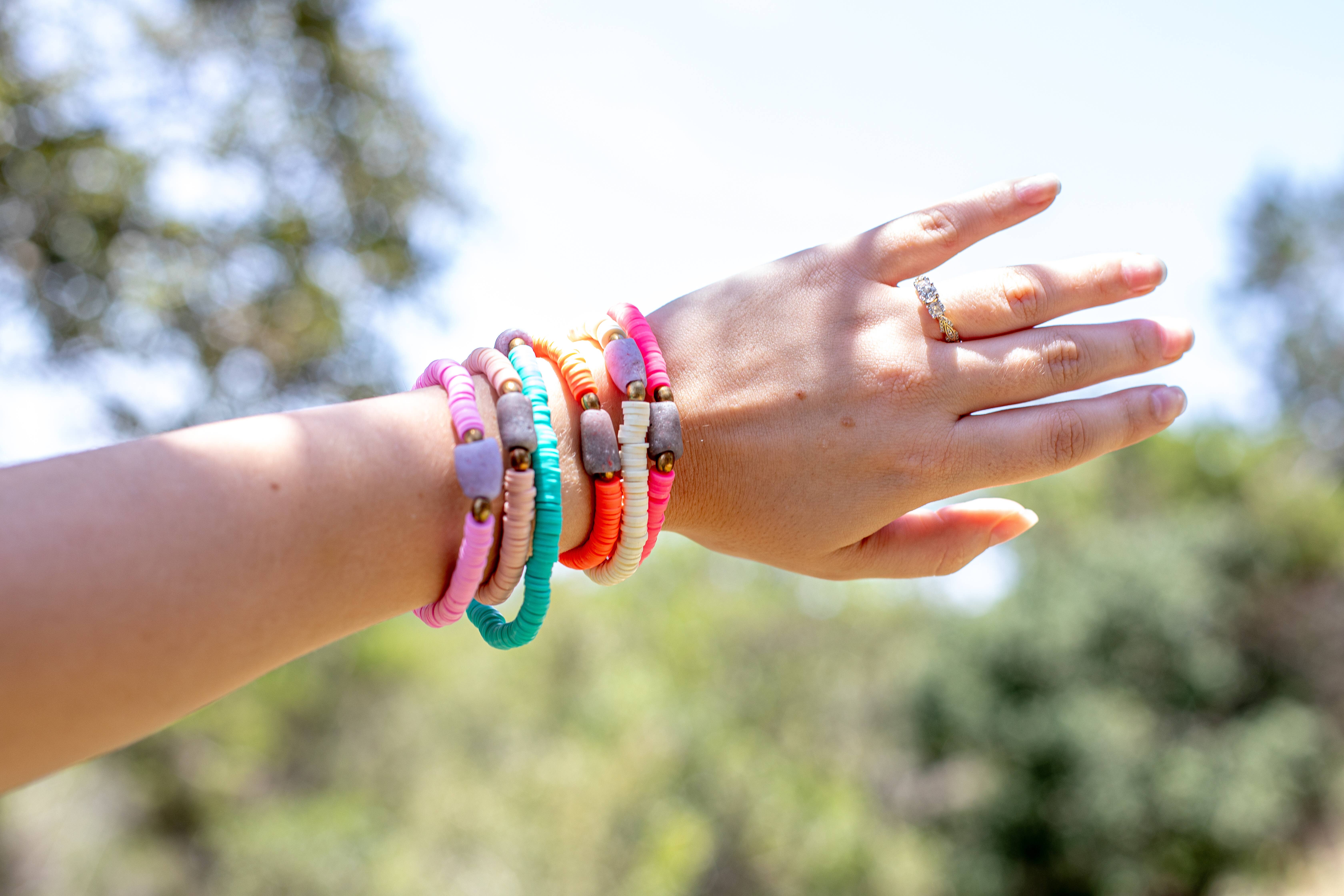 The Bead Project by TWOPU - Wholesale Beaded Bracelet - Vibe Bracelet | Heishi Beads & Recycled Glass Beads18