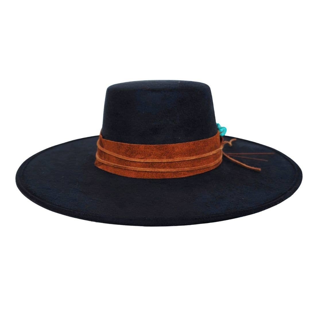 PETRA SAVAGE - Wholesale Fedora - Women's - Tasha Boater Crown Hat- Beige9