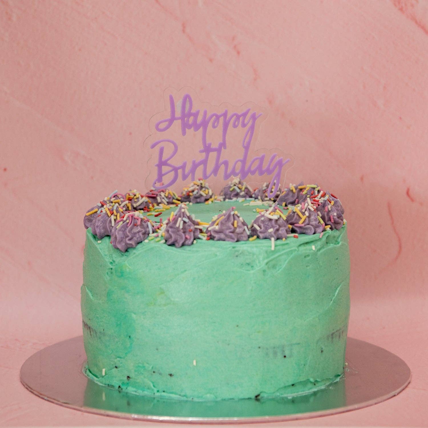 Oh It's Perfect - Vente Décoration pour cake/cupcake - Décor de gâteau « Happy Birthday » en acrylique superposé7