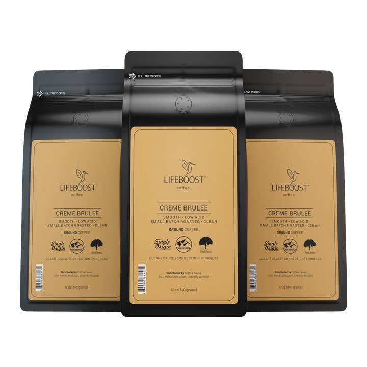 Lifeboost Coffee - Wholesale Coffee Beans - Crème Brulee1