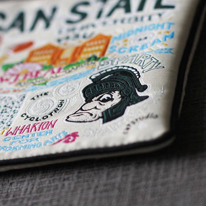 catstudio - Wholesale Pouch - Unisex - Michigan State University Collegiate Zip Pouch3