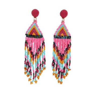 Pärlkrona Tribal Fashion Örhänge för wholesale av Nima Accessories Inc