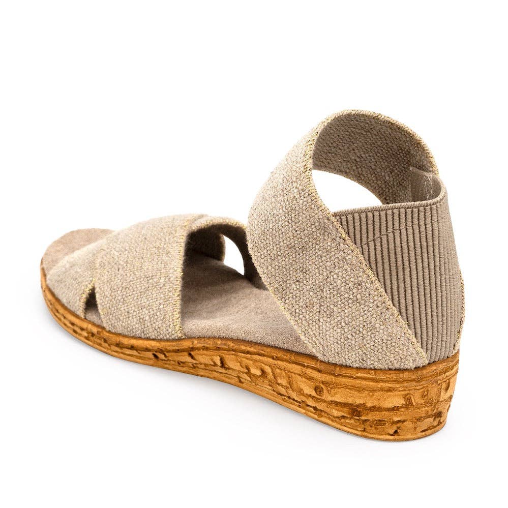 Charleston Shoe Co. - Wholesale Sandals - Women's - Peachtree Solids - Spring/Summer Cork Wedge Sandal 16