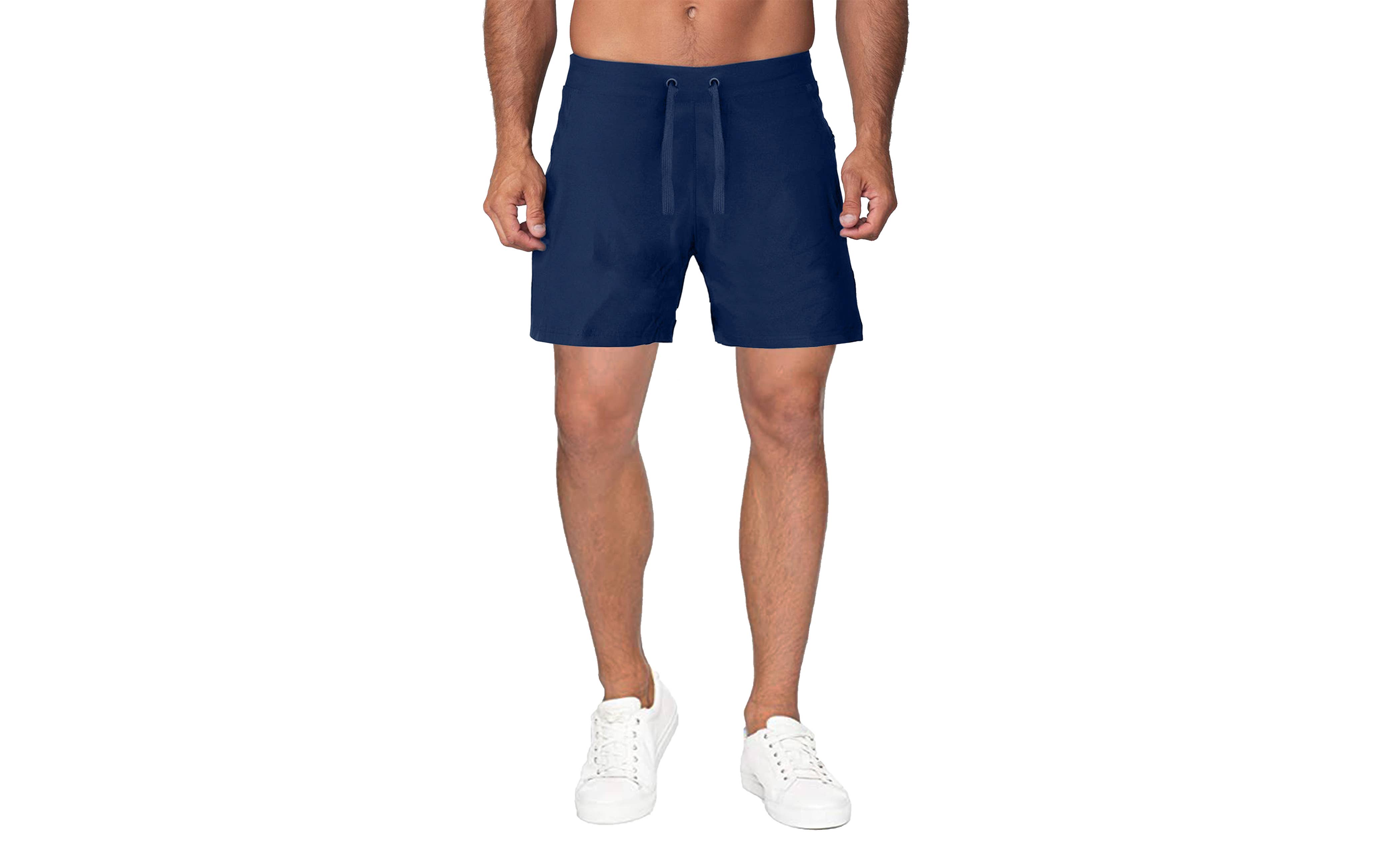 Galaxy By Harvic - Wholesale Athletic Shorts - Men's - Men's 7'' Inseam Dry Fit Training Shorts W/ Mesh Lining2