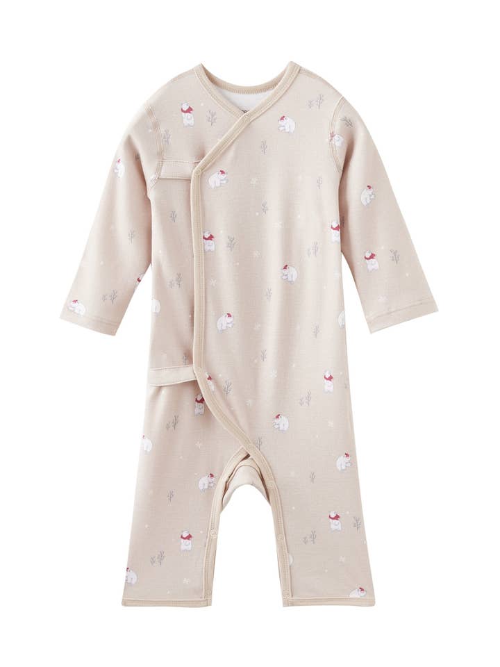 Baby Bio-Kimono-Body - Eisbär für den Großhandel von Norsu Organic