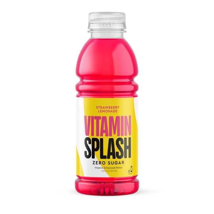 Kravy Vitamin Splash Strawberry Lemonade Zero Sugar for wholesale by Kravy Foods