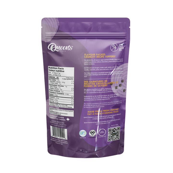 Queens Premium - Wholesale Gedroofde groenten - Queens Premium krokante uien met knoflookpeper1