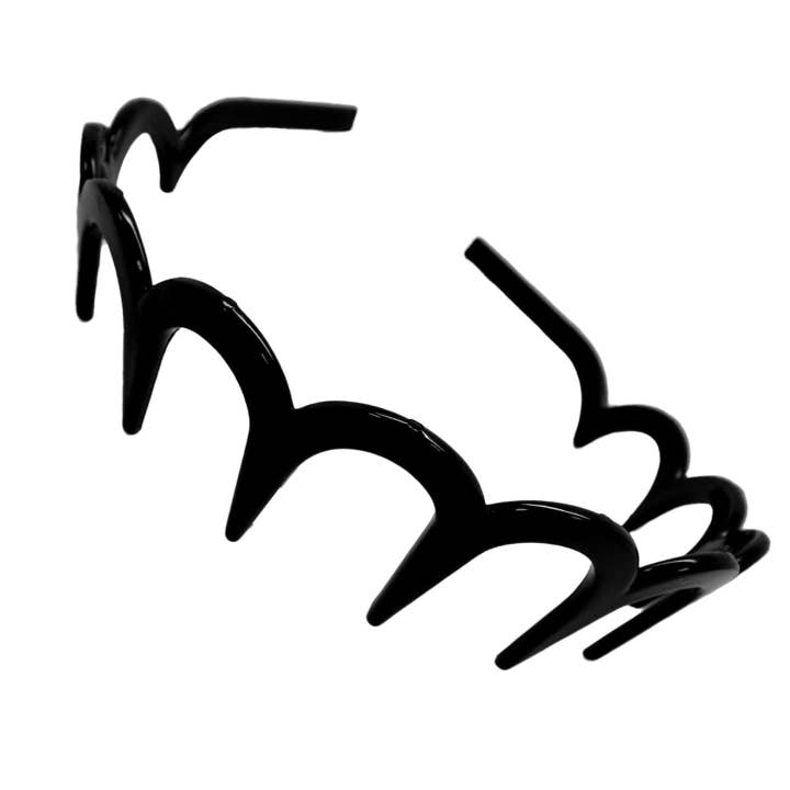 Topkids Accessories - Wholesale Fashion Headband - Unisex - Zig Zag Shark Tooth Head Band Teeth Hair Band Alice Band Comb Headband Zigzag Hairband Wavy Grip Wave Gripper Saw Toothed Aliceband10