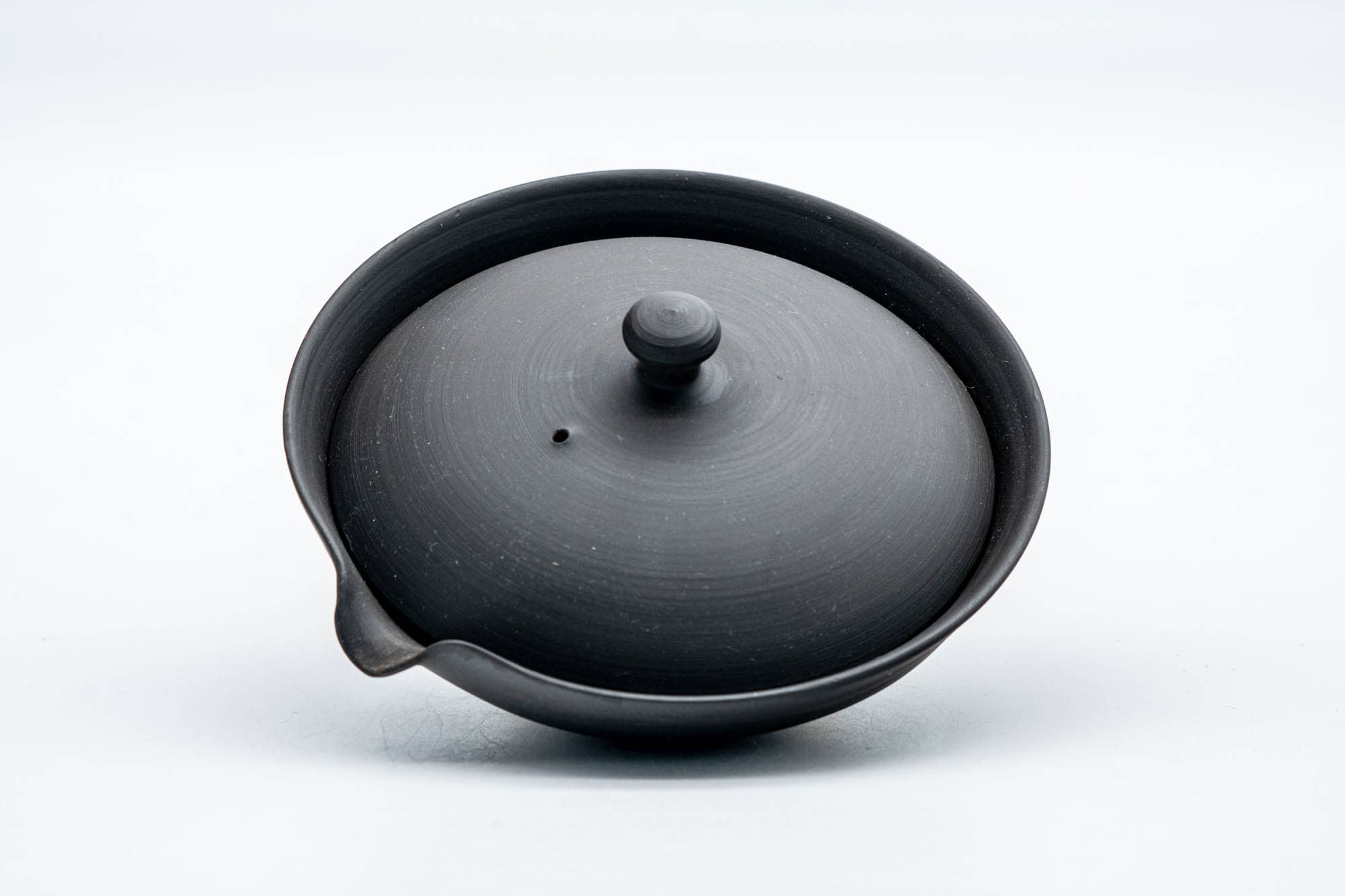 Tezumi - Wholesale Tea Pot - Japanese Shiboridashi - 玉光 Gyokko Kiln - Black Kokudei Tokoname-yaki Teapot - 30-50ml5