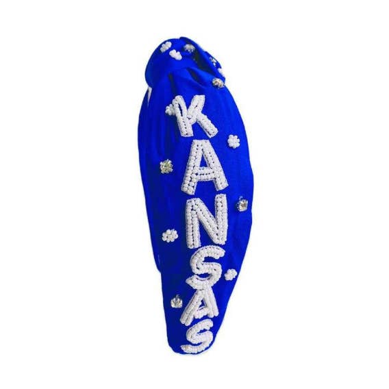 Koningsblauwe Kralen Hoofdband van Kansas City voor wholesale door EB and Co.