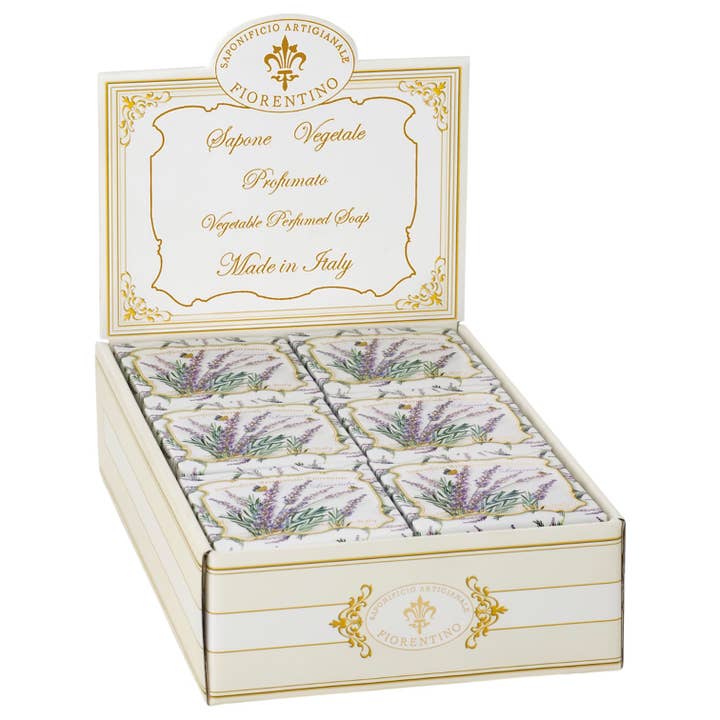 Lavender 12-Piece Soap Display for wholesale by Gentil Scents
