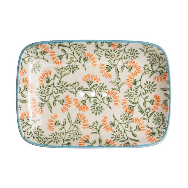 Floral Soap Dish for wholesale by Seifen-Shop