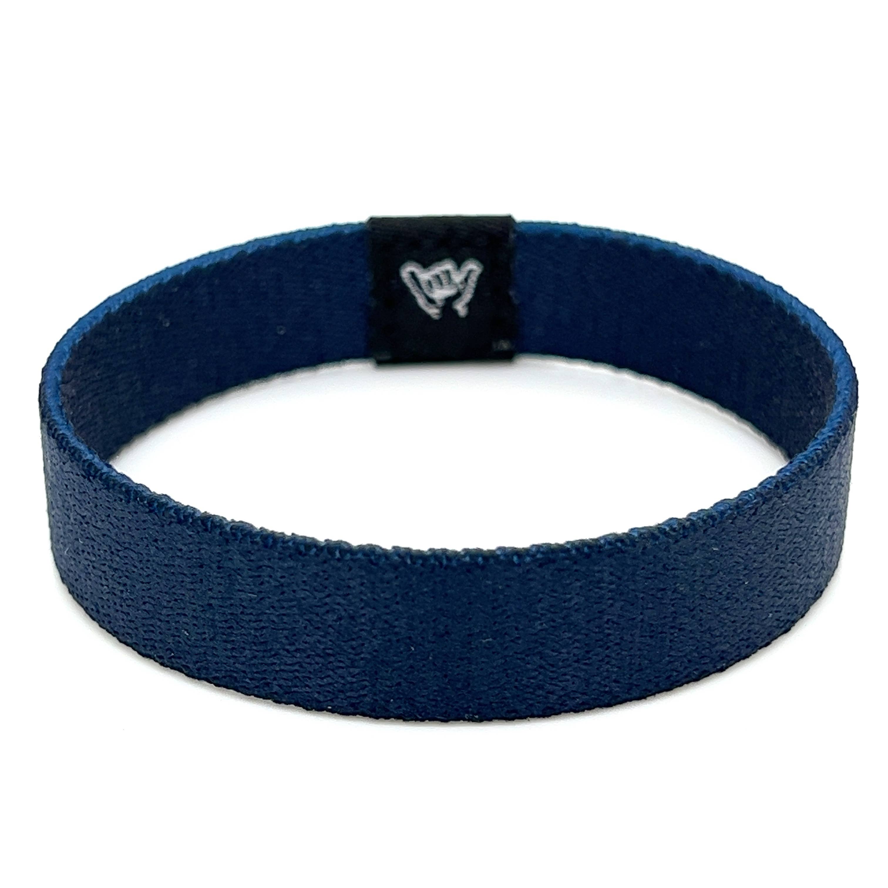 Hang Loose Bands - Wholesale Woven/Braided Bracelet - Navy Blue Wristband Bracelet 2