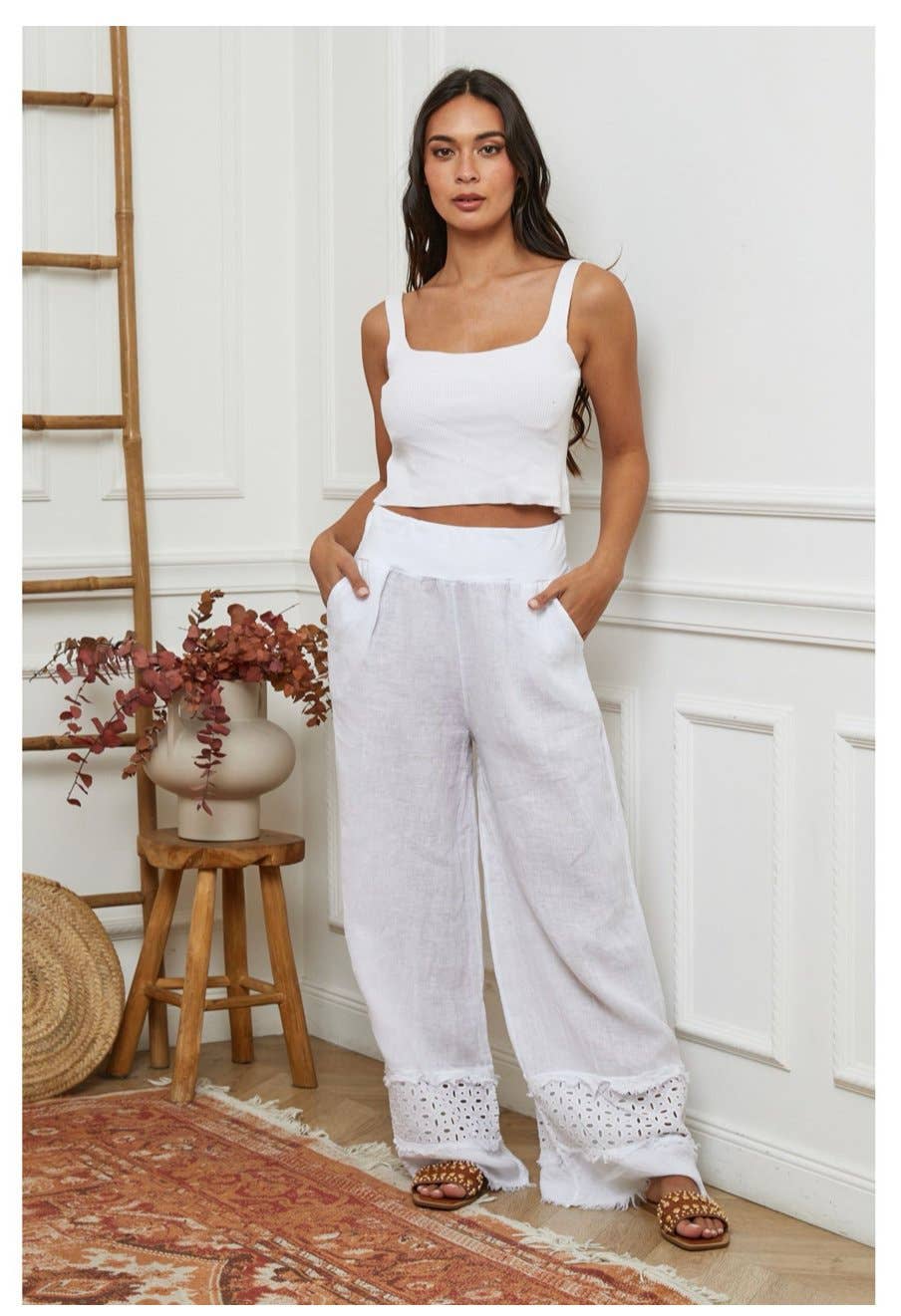 LÉA & LUC - Vendita all'ingrosso Pantalone - Donna - Pantaloni in 100% Lino RIF. 304901