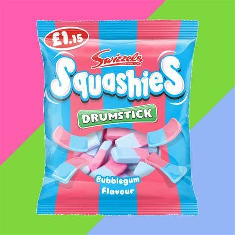 Global Bite Co - Wholesale Gummy - Swizzels Drumstick Squashies Bubblegum 120g (UK)1
