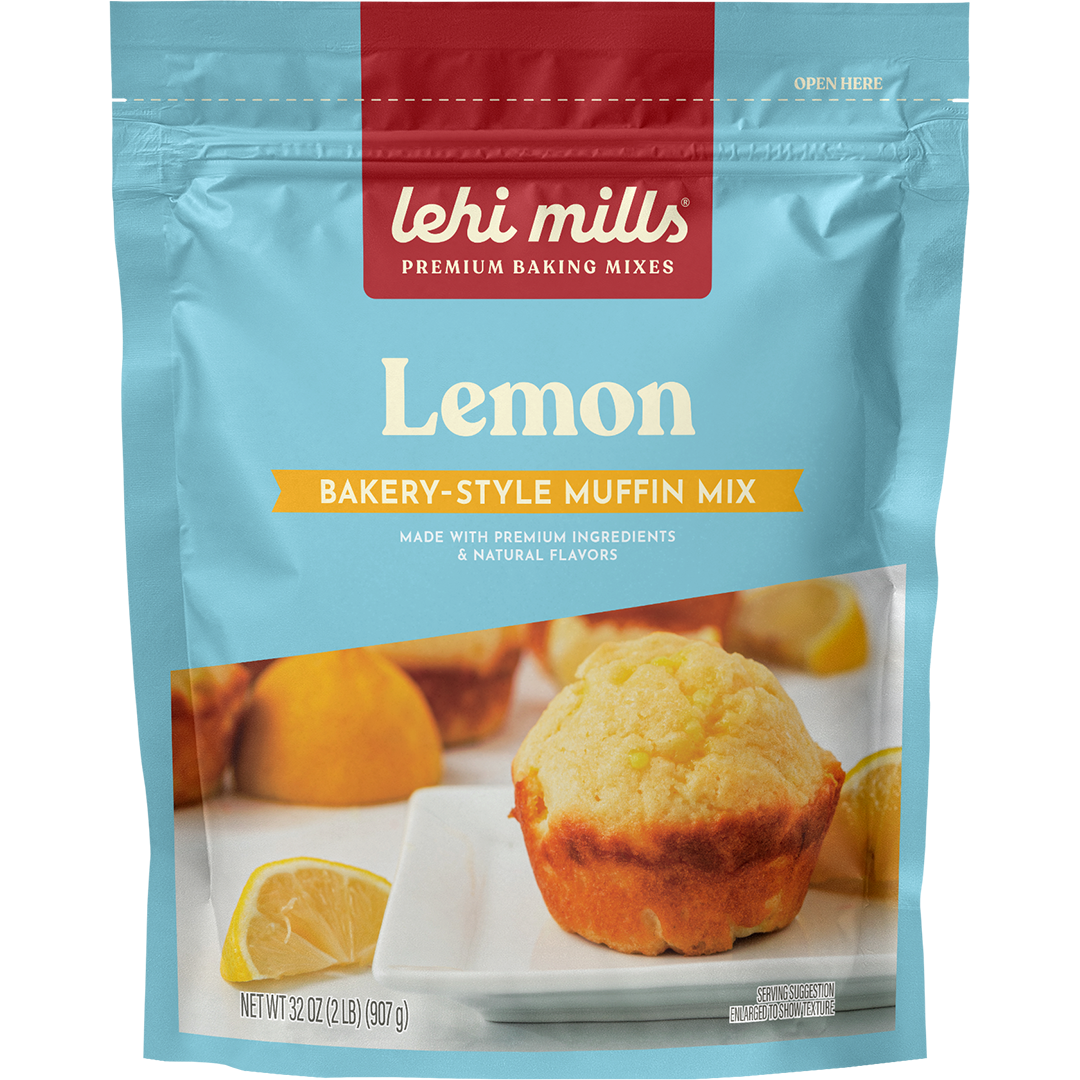 Lehi Mills - Wholesale Muffin Mix - Lemon Muffin Mix3