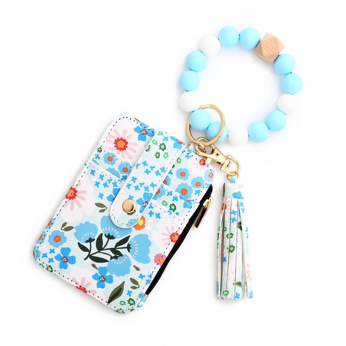 ACCITY - Wholesale Keychain Bracelet - NEW ARRIVAL BRACELET FLORAL KEYCHAIN_CWMM12957