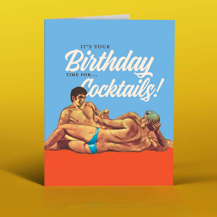 offensivedelightful - Wholesale Birthday Card - GAY COCKTAILS birthday card