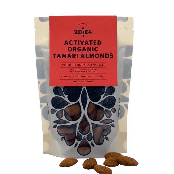 Aktivierte Bio-Tamari-Mandeln für den Großhandel von 2DiE4 Live Foods