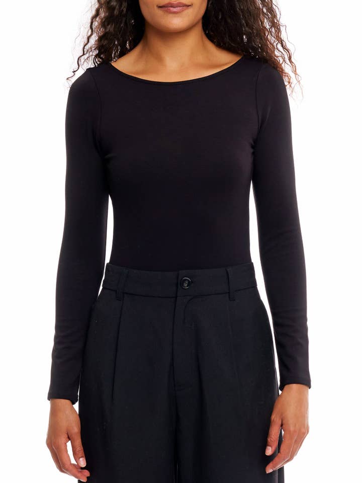 Monica Open Back Bodysuit for wholesale by LBLC the Label