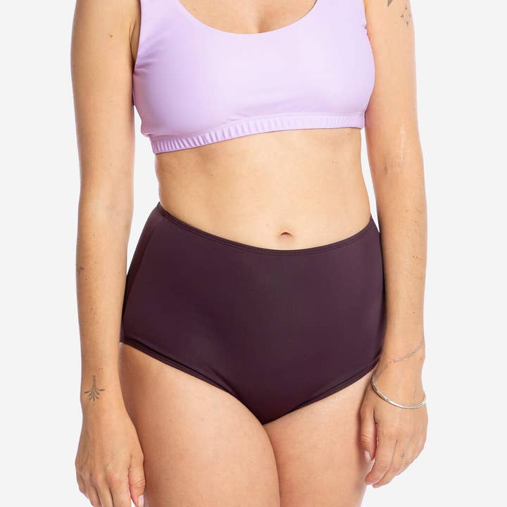Bikini Bund aubergine for engroshandel hos Matona