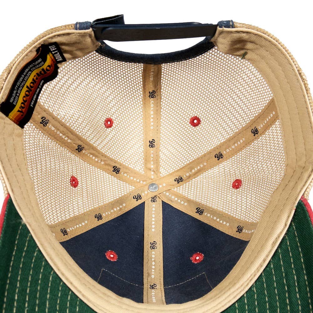 YoColorado - Wholesale Trucker Hat - Unisex - Hat - Vintage Denim Flag Patch Trucker6
