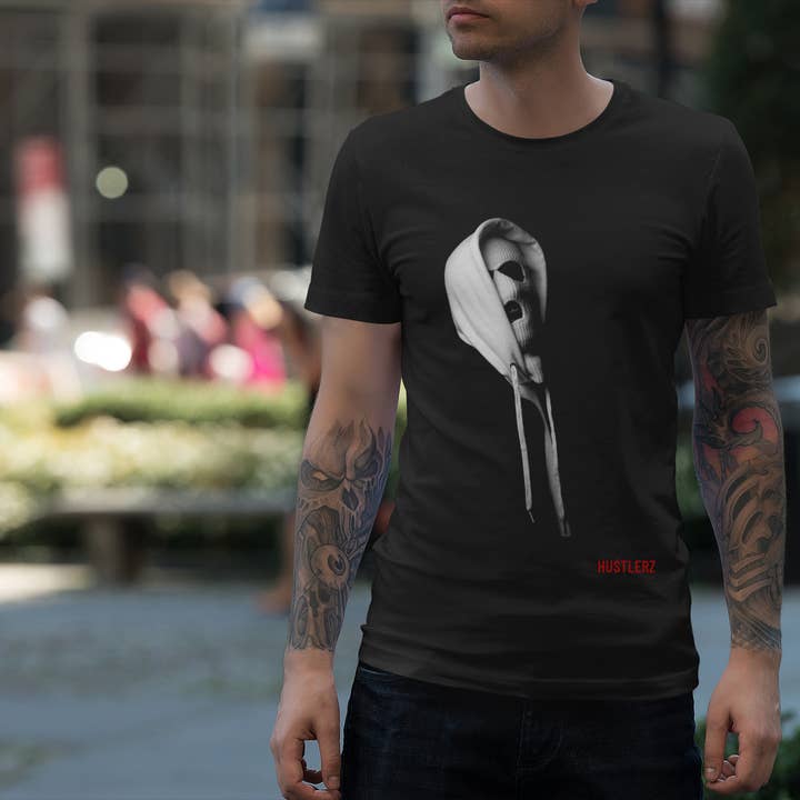 Hustlerz Skimasken-T-Shirt für den Großhandel von Suga Bearz