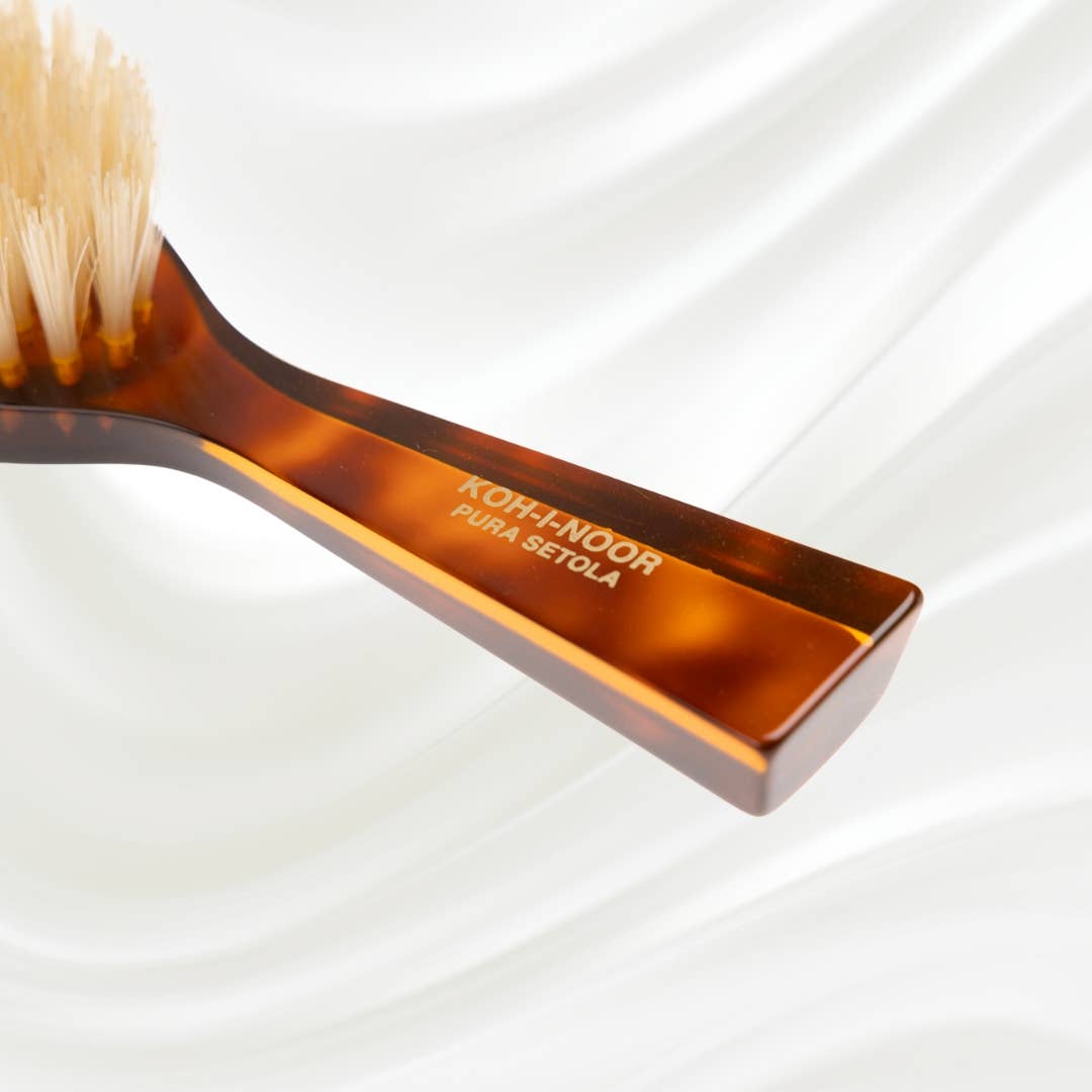 Koh-I-Noor - Wholesale Haarborstel/kam - Kleine ovale Jaspe-haarborstel met natuurlijke haren3