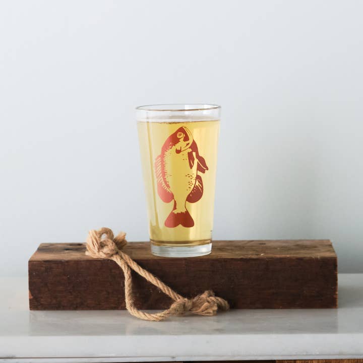 Vital Industries - Wholesale Drinking Glass/Cup - Gone Fishin' Glassware