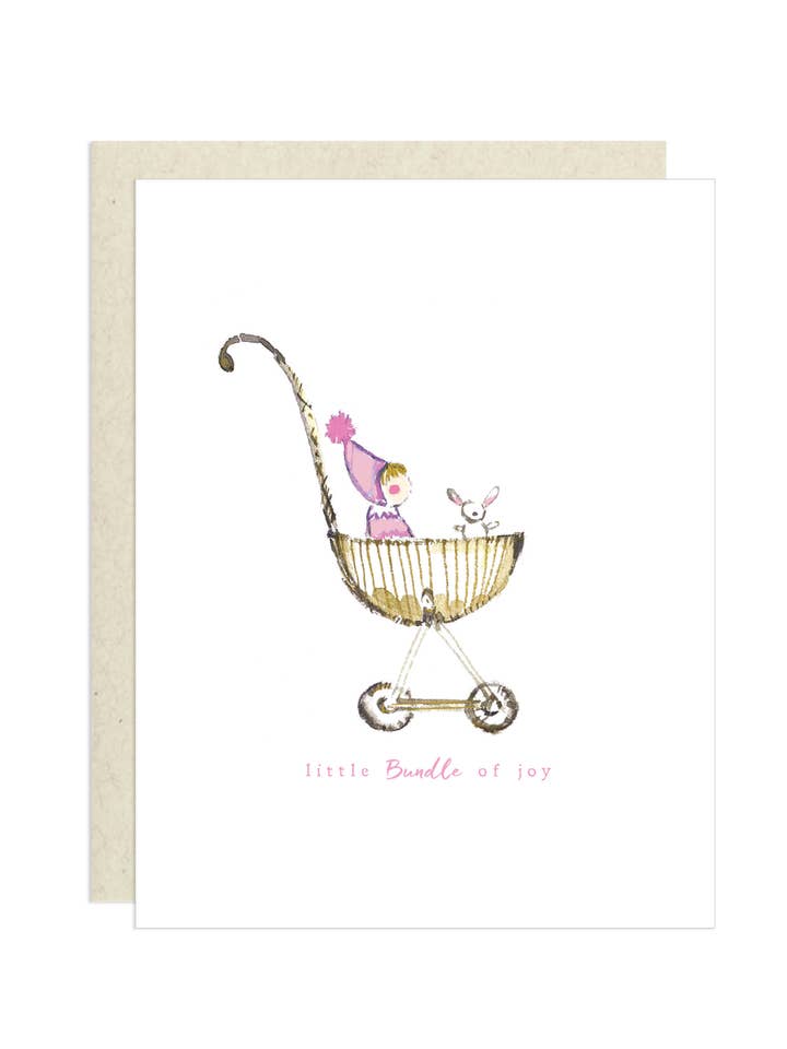 Bundle of Joy Carte de vœux pour fille pour la vente par Darling Lemon