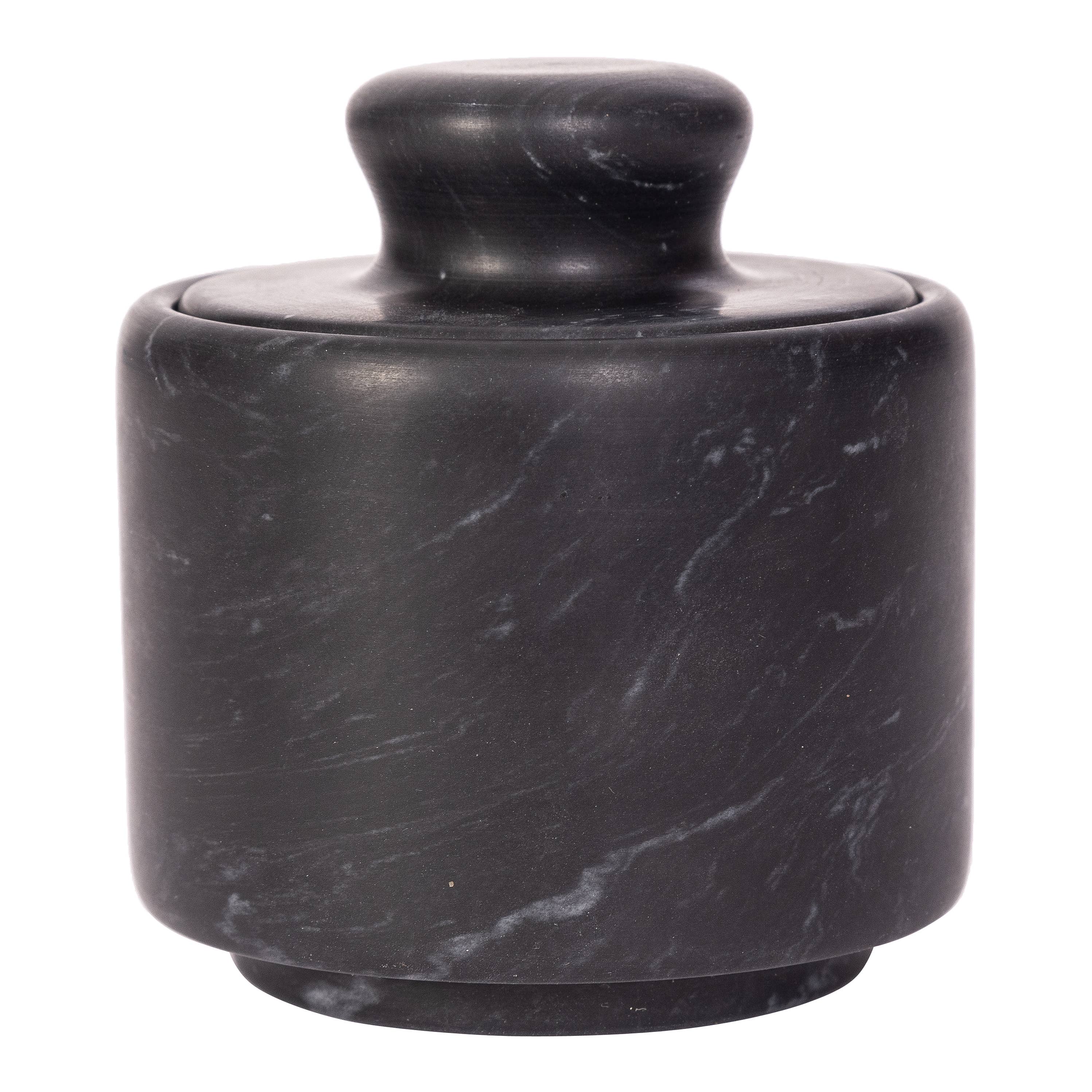 Artifacts Trading Company - Wholesale Salt Mill - Marble Salt Cellar with Lid – Kitchen Storage3