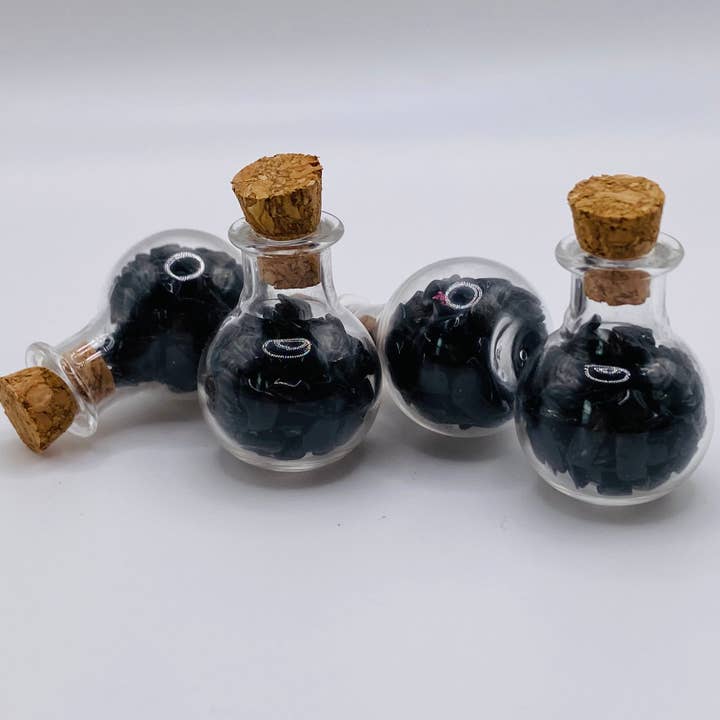 Bottle of Black Obsidian for wholesale by LilDebby's DeLights