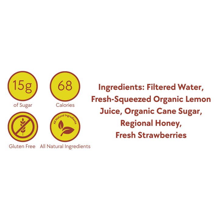 Devil's Foot Beverage Company - Wholesale Soda/Carbonated Drink - Sparkling Strawberry Lemonade (Case of 24)2