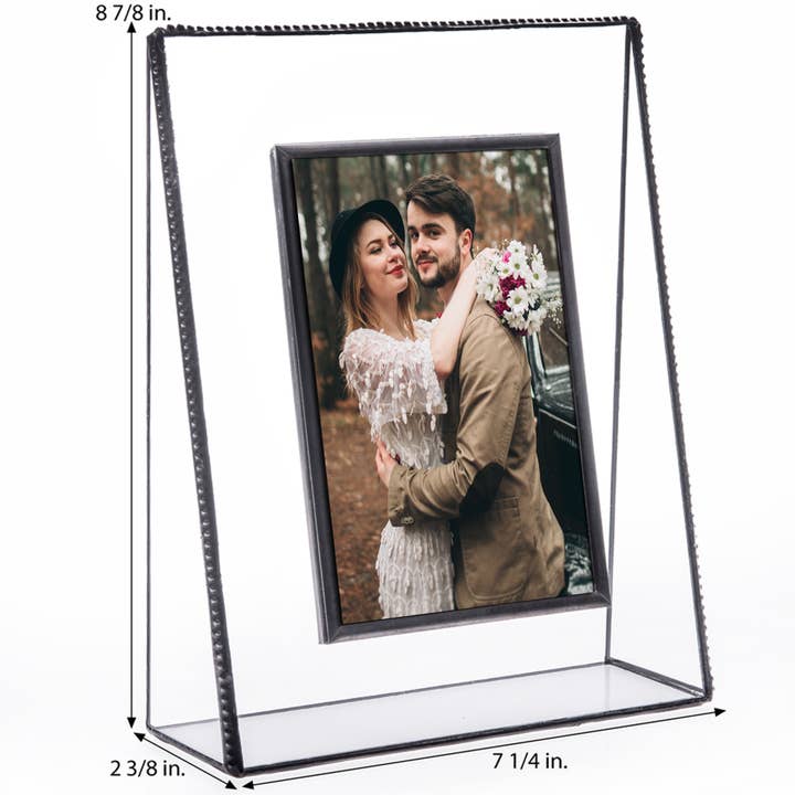 J Devlin Glass Art & Bert Anderson Collection - Wholesale Picture Frame - Beaded Glass Picture Frames 8x10 5x7 4x6 By J Devlin Pic 319