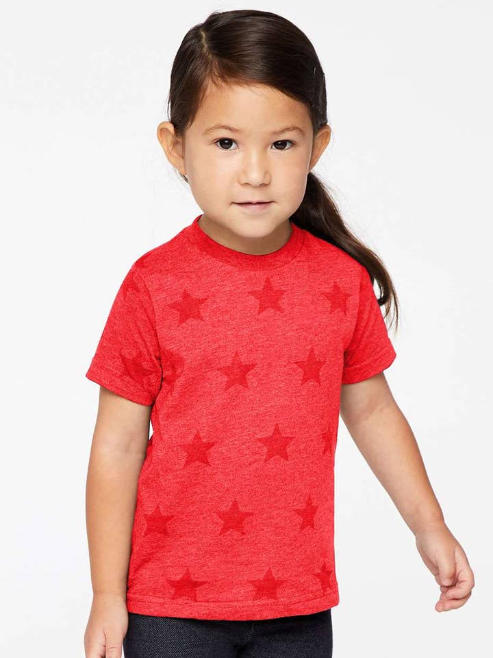 Code Five Toddler Five Star T-Shirt | Deco Ready 3029 for wholesale by Total Apparel
