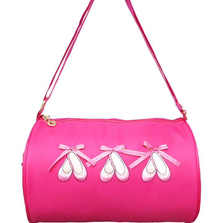 Hot Pink Tri Ballet Shoes Duffel for wholesale by Wenchoice