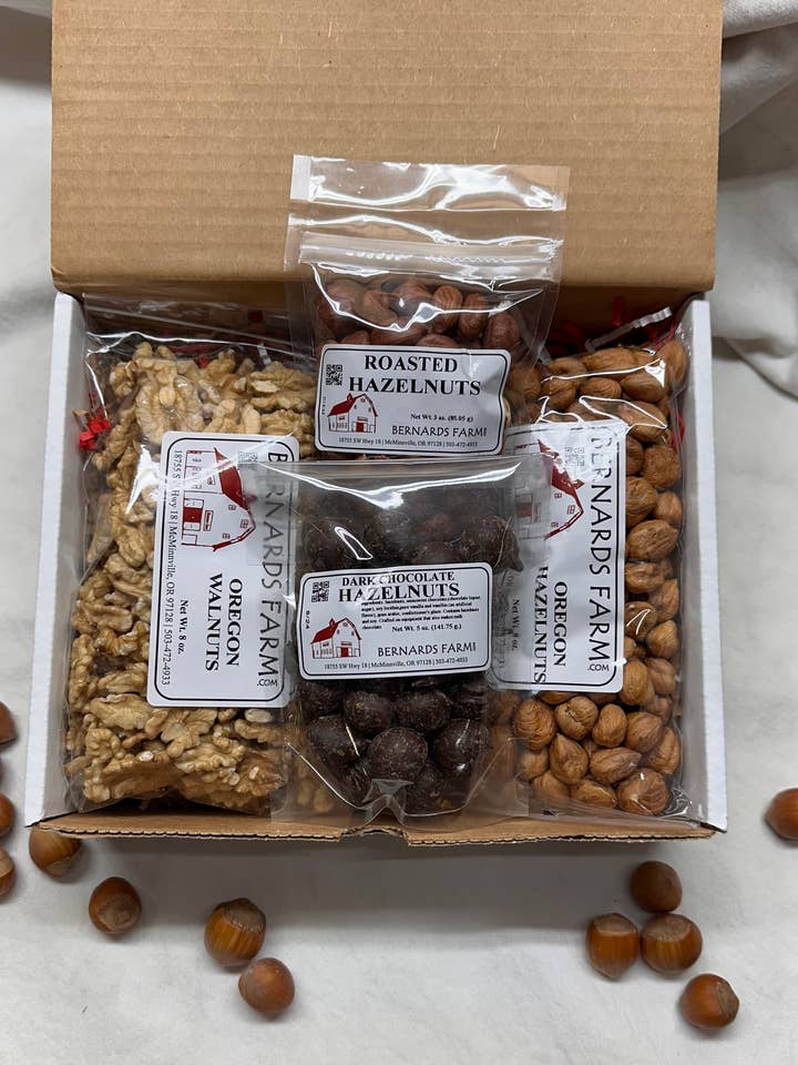 Caixa de presente pequena Nut Lovers por atacado de Bernards Farm