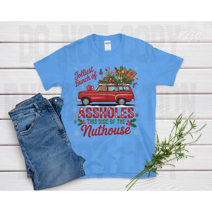 rnsublimation - Wholesale Sublimation Transfer - DTF Jolliest Bunch of Assholes Transfer Ready to Press2