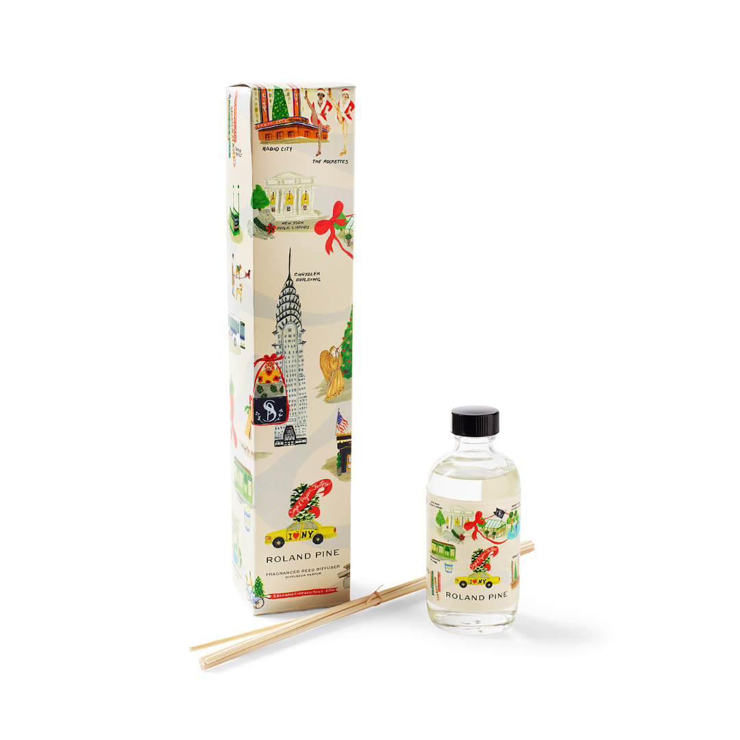 Soap & Paper Factory - Wholesale Reed Diffuser - Holiday in New York Roland Pine Reed Diffuser2