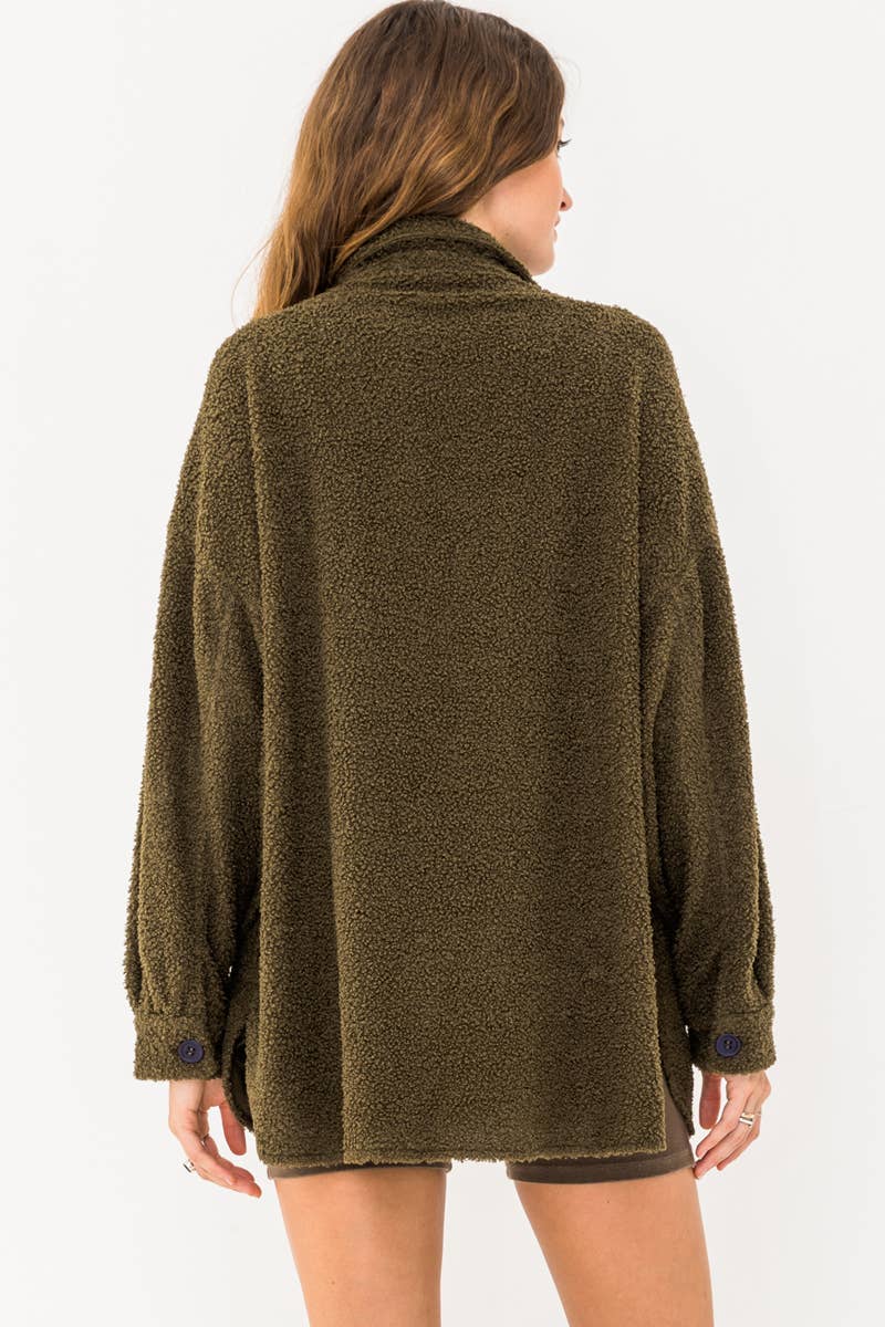En Crème - Vente Veste – femme - Veste en fourrure oversize16
