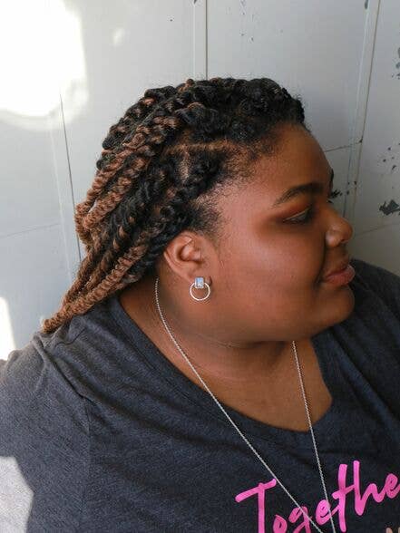 Fair Anita - Wholesale Stud/Post Earrings - Midnight Loop Studs - Moonstone1