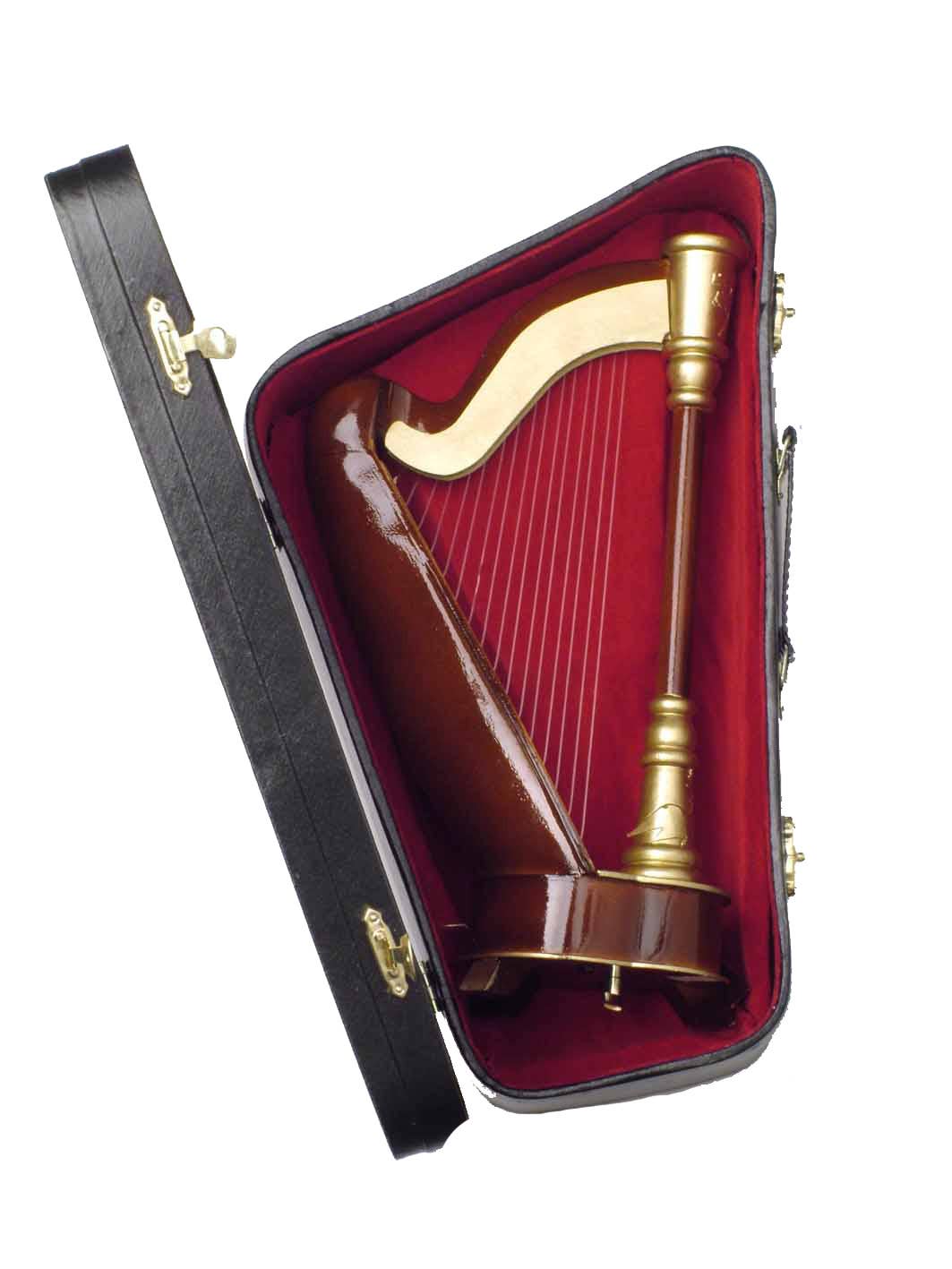 Broadway Gifts Co - Wholesale Musical Instrument - Harp Miniature with Case1