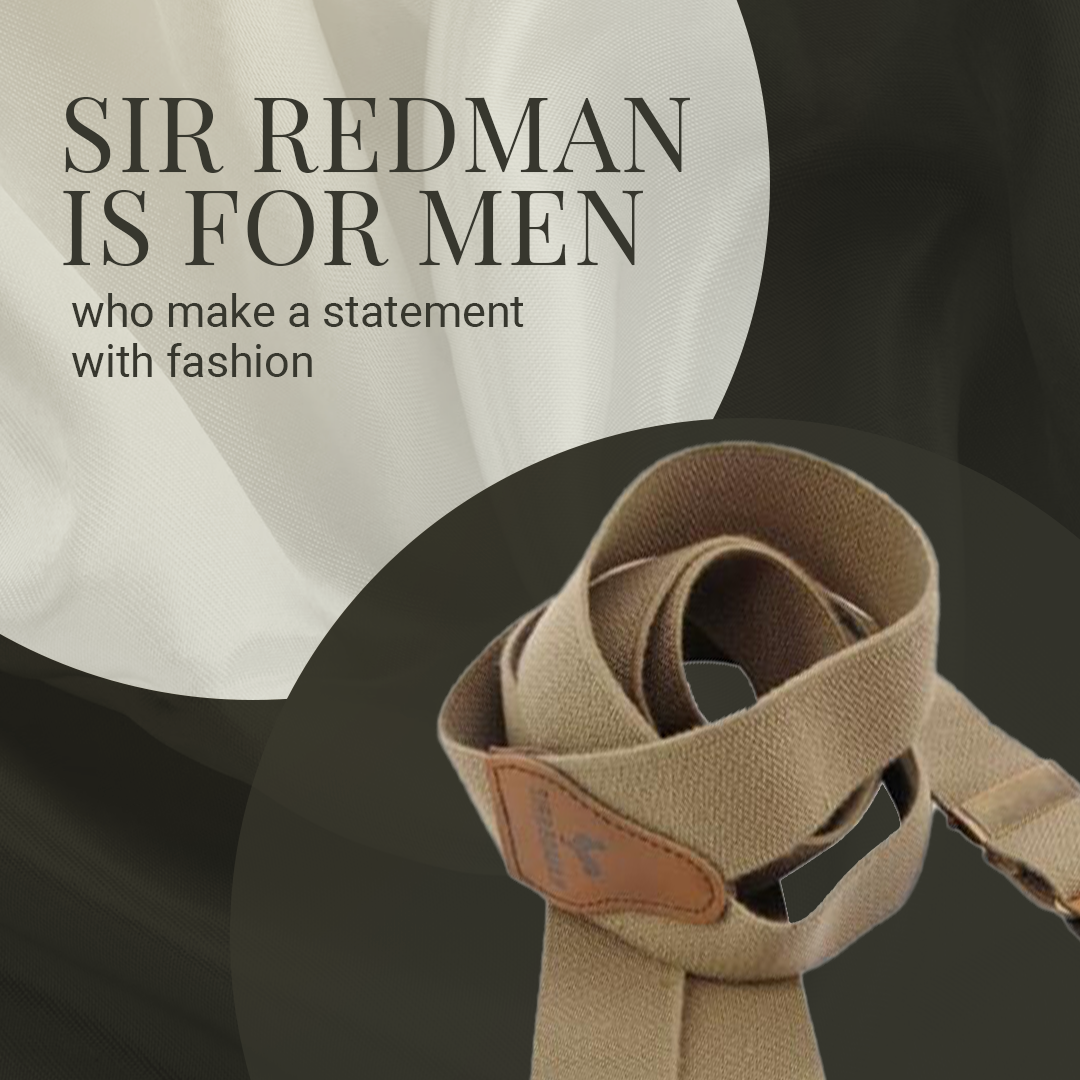 Sir Redman - Wholesale Suspenders - Men's - Sir Redman Braces Y-Model - Light Brown4