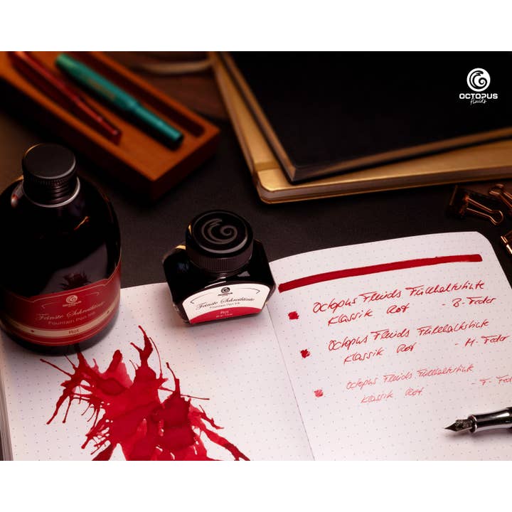 Octopus Concept GmbH - Wholesale Writing Ink - Red fountain pen ink 250 ml3