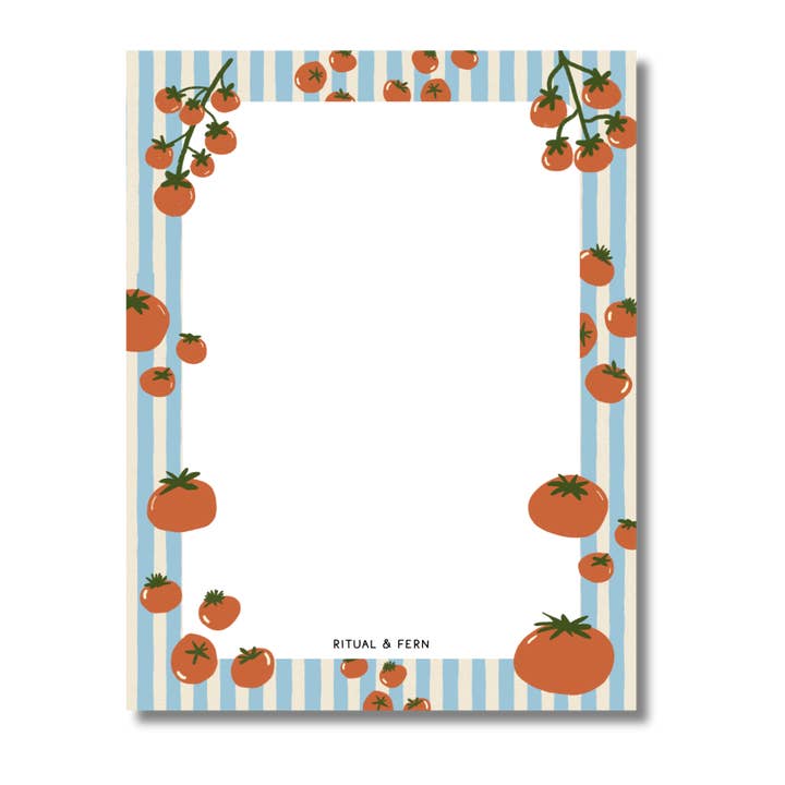 Tomato Notepad for wholesale by ritual & fern