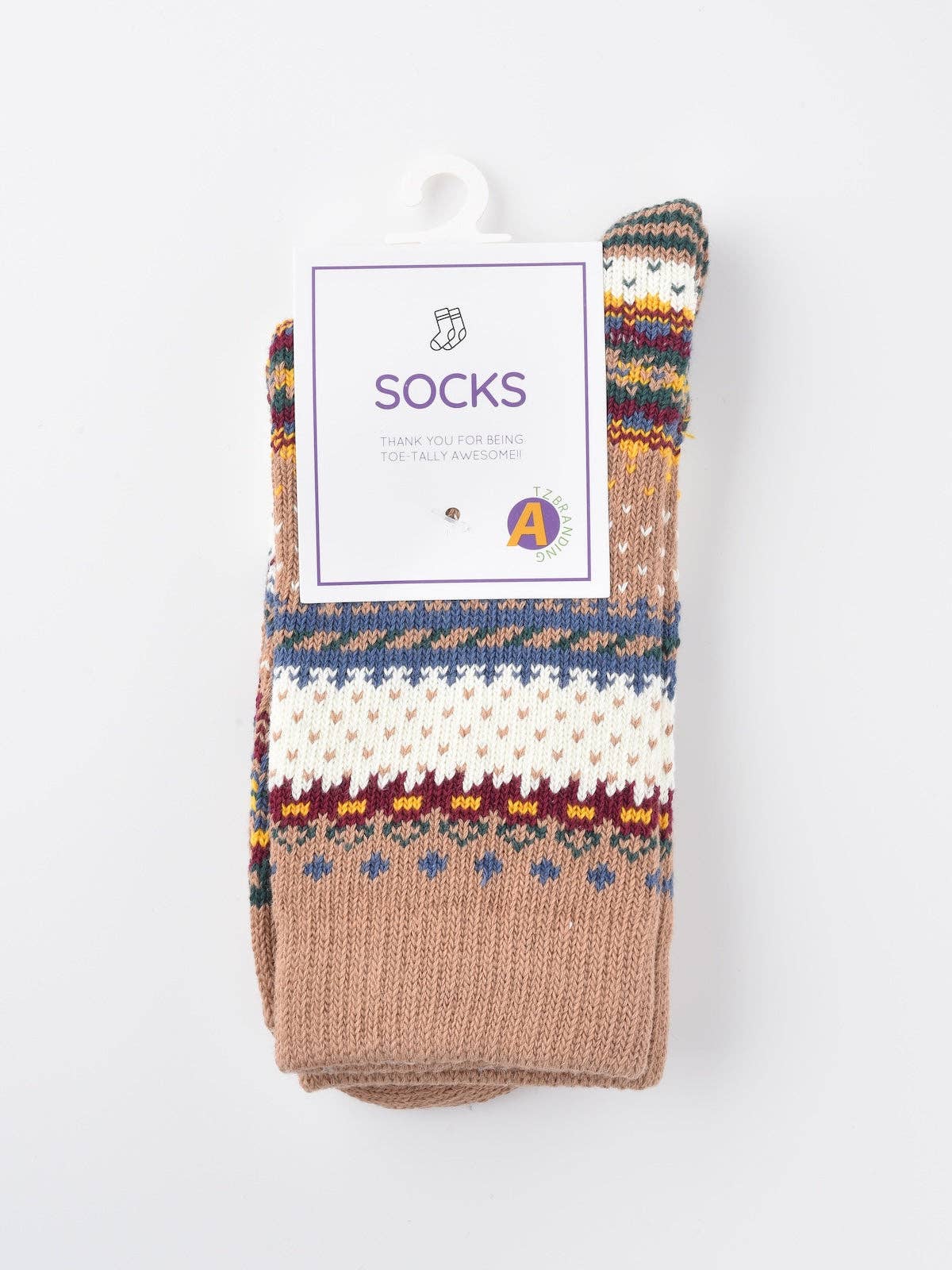 Funkyrel® Atzbranding Limited - Wholesale Socks - Women's - Rufia - Retro Checkered Knit Crew Socks for Winter1