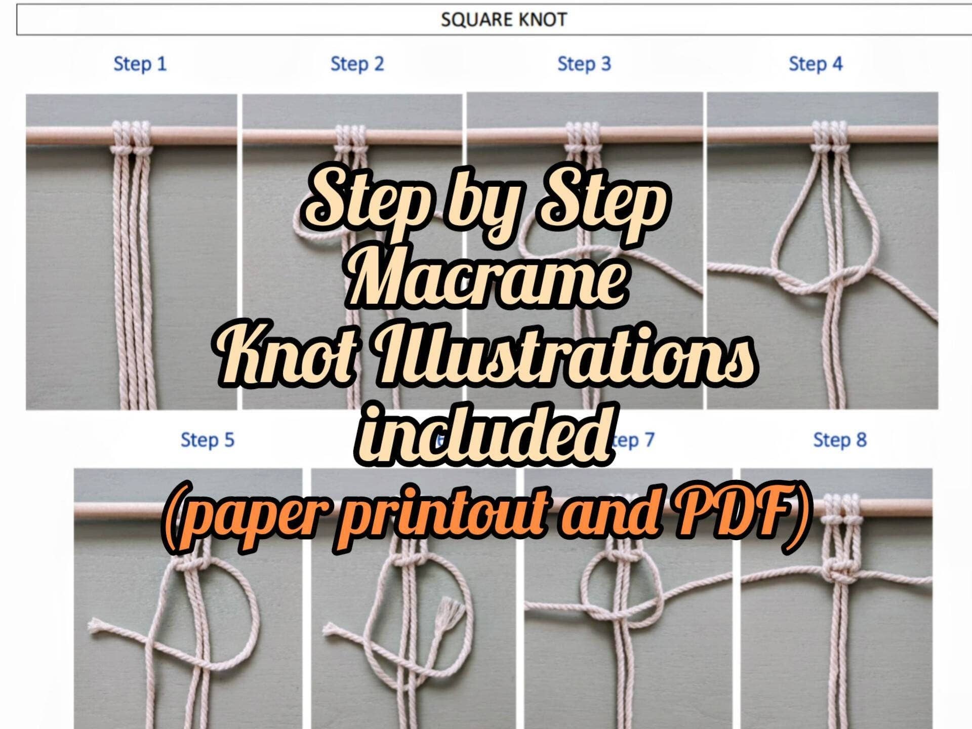 Handmade By Uruba - Wholesale DIY Craft Kit - DIY Beginners Macrame Kit & Step-by-Step guide 11