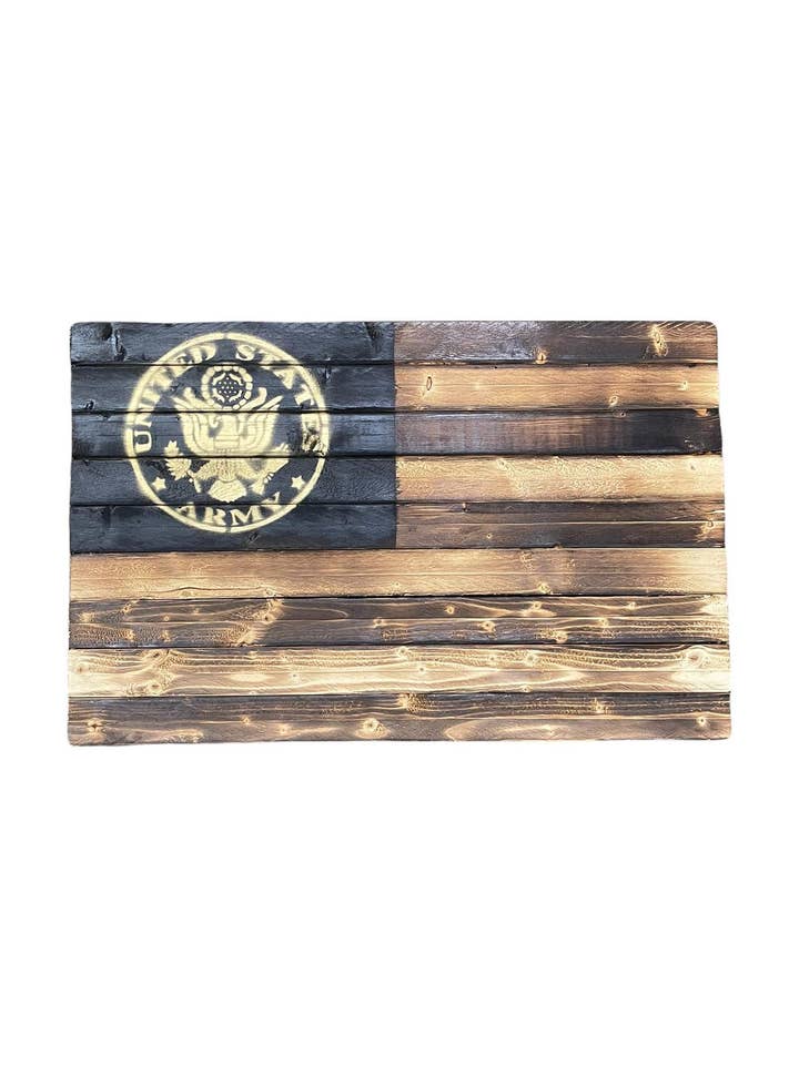 Small Wood Flags - Army for wholesale by The Armory